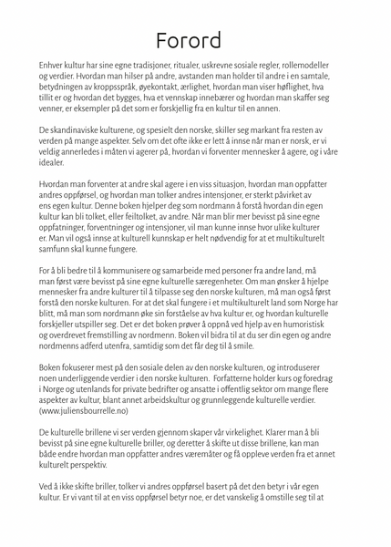 Nordmenn: Den norske kulturen sett utenfra